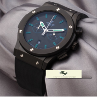 HK803 HUBLOT BİG BANG FUSİON SİYAH PVD KASA
